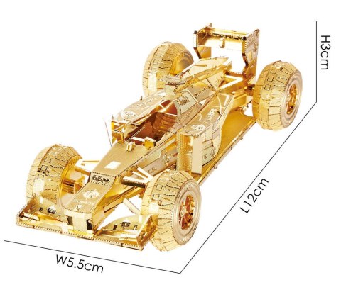 Piececool Puzzle Metalowe Model 3D - Wyścigówka Piececool Puzzle Metalowe Model 3D - Wyścigówka