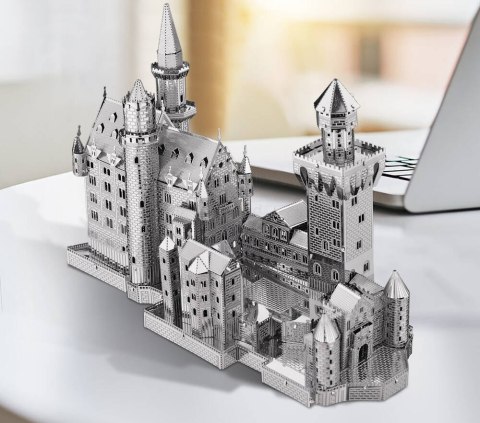 Piececool Puzzle Metalowe Model 3D - Zamek Neuschwanstein Piececool Puzzle Metalowe Model 3D - Zamek Neuschwanstein