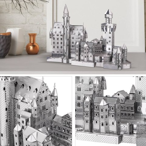 Piececool Puzzle Metalowe Model 3D - Zamek Neuschwanstein Piececool Puzzle Metalowe Model 3D - Zamek Neuschwanstein