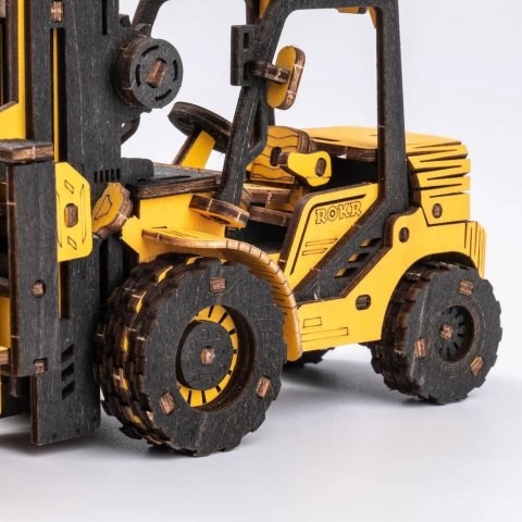 ROBOTIME Drewniane Puzzle 3D - Wózek Widłowy ROBOTIME Drewniane Puzzle 3D - Wózek Widłowy