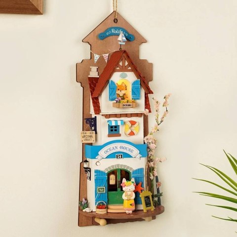 ROBOTIME Składany Drewniany Model Puzzle 3D - Domek na Wyspie Marzeń ROBOTIME Składany Drewniany Model Puzzle 3D - Domek na Wyspie Marzeń