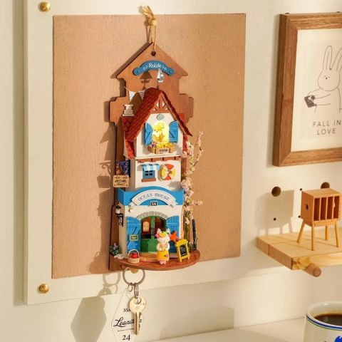 ROBOTIME Składany Drewniany Model Puzzle 3D - Domek na Wyspie Marzeń ROBOTIME Składany Drewniany Model Puzzle 3D - Domek na Wyspie Marzeń