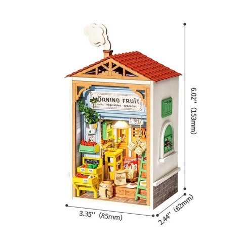 ROBOTIME Składany Drewniany Model Puzzle 3D - Poranny Sklepik ROBOTIME Składany Drewniany Model Puzzle 3D - Poranny Sklepik