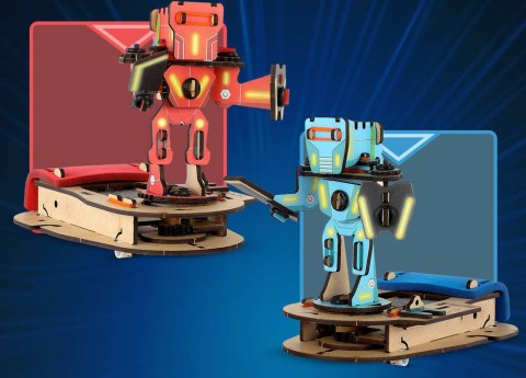 Smartivity Drewniane Mechaniczne Puzzle 3D - Bitwa Cyborgów Smartivity Drewniane Mechaniczne Puzzle 3D - Bitwa Cyborgów