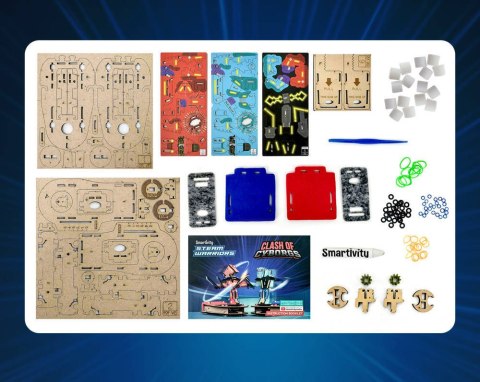 Smartivity Drewniane Mechaniczne Puzzle 3D - Bitwa Cyborgów Smartivity Drewniane Mechaniczne Puzzle 3D - Bitwa Cyborgów