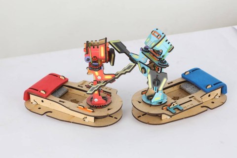 Smartivity Drewniane Mechaniczne Puzzle 3D - Bitwa Cyborgów Smartivity Drewniane Mechaniczne Puzzle 3D - Bitwa Cyborgów
