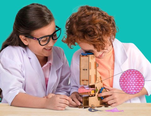 Smartivity Drewniane Mechaniczne Puzzle 3D - Mikroskop Smartivity Drewniane Mechaniczne Puzzle 3D - Mikroskop