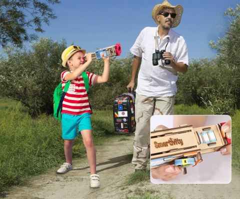 Smartivity Drewniane Mechaniczne Puzzle 3D - Piracki Teleskop Smartivity Drewniane Mechaniczne Puzzle 3D - Piracki Teleskop