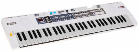 Biały Keyboard dla dzieci 5+ Mikrofon + Nagrywanie + Głośniki Stereo Biały Keyboard dla dzieci 5+ Mikrofon + Nagrywanie + Głośniki Stereo