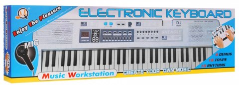 Biały Keyboard dla dzieci 5+ Mikrofon + Nagrywanie + Głośniki Stereo Biały Keyboard dla dzieci 5+ Mikrofon + Nagrywanie + Głośniki Stereo