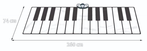 Duża Mata muzyczna dla dzieci 3+ Keyboard XXL 260x74cm + Tryb nagrywania Duża Mata muzyczna dla dzieci 3+ Keyboard XXL 260x74cm + Tryb nagrywania