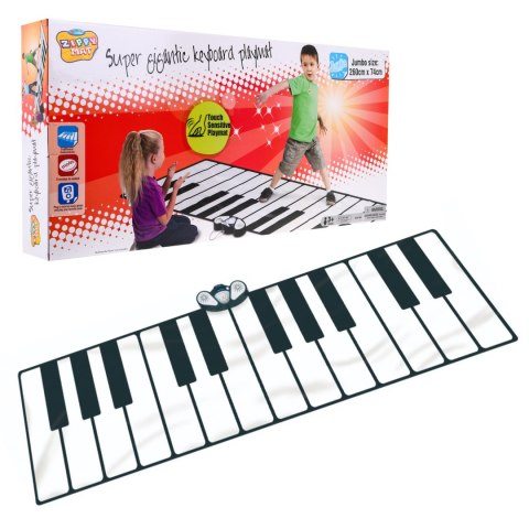 Duża Mata muzyczna dla dzieci 3+ Keyboard XXL 260x74cm + Tryb nagrywania Duża Mata muzyczna dla dzieci 3+ Keyboard XXL 260x74cm + Tryb nagrywania