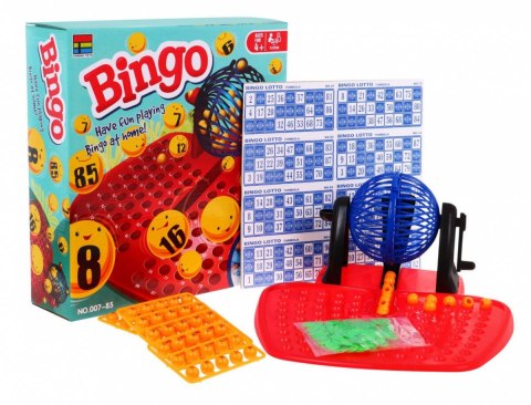 Gra Bingo dla dzieci 4+ Loteria liczbowa + Maszyna losująca z kołowrotkiem Gra Bingo dla dzieci 4+ Loteria liczbowa + Maszyna losująca z kołowrotkiem