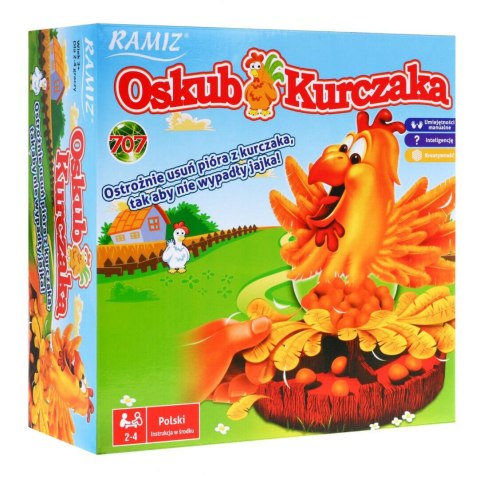 Gra zręcznościowa Oskub Kurczaka Wyjmowanie piórek Ochrona jajek Gra zręcznościowa Oskub Kurczaka Wyjmowanie piórek Ochrona jajek