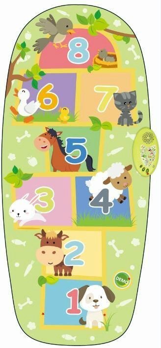 Interaktywna gra w klasy Mata edukacyjna dla dzieci 12m+ Odgłosy zwierząt Interaktywna gra w klasy Mata edukacyjna dla dzieci 12m+ Odgłosy zwierząt