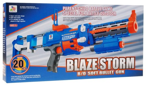 Karabin Pistolet 2w1 Blaze Storm 20 Pocisków z pianki Celownik laserowy Karabin Pistolet 2w1 Blaze Storm 20 Pocisków z pianki Celownik laserowy