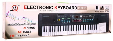 Keyboard dla dzieci 5+ Stojak na nuty Mikrofon + Kolorowe przyciski Keyboard dla dzieci 5+ Stojak na nuty Mikrofon + Kolorowe przyciski