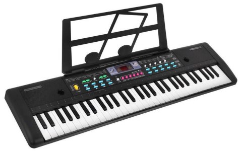 Keyboard dla dzieci 5+ Stojak na nuty Mikrofon + Kolorowe przyciski Keyboard dla dzieci 5+ Stojak na nuty Mikrofon + Kolorowe przyciski