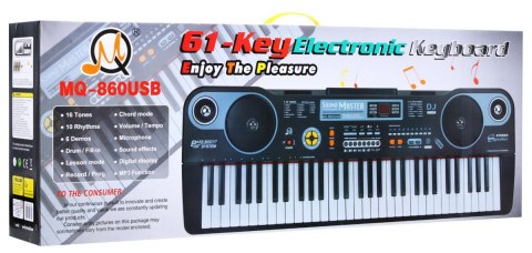 Keyboard z funkcjami dla dzieci 5+ Zestaw muzyczny Tryb lekcji Mikrofon Keyboard z funkcjami dla dzieci 5+ Zestaw muzyczny Tryb lekcji Mikrofon