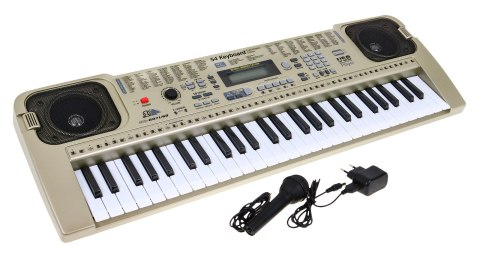 Keyboard z trybem lekcji dla dzieci 5+ Mikrofon - model nr 807 Keyboard z trybem lekcji dla dzieci 5+ Mikrofon - model nr 807