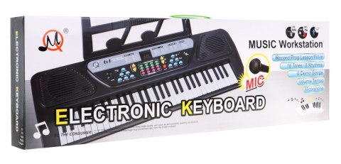 Keyboard z trybem nauki dla dzieci Stojak na nuty Mikrofon Nagrywanie 6161 Keyboard z trybem nauki dla dzieci Stojak na nuty Mikrofon Nagrywanie 6161