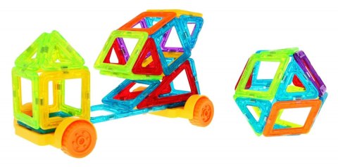 Klocki Magnetyczne Zestaw 86 elementów Klocki Magnetyczne Zestaw 86 elementów