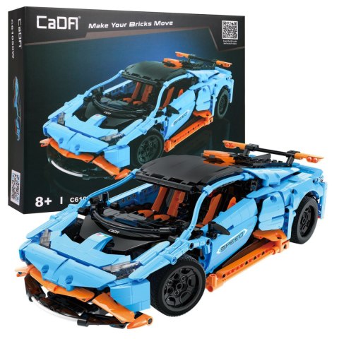 Klocki techniczne CaDA 1120 el. Wyścigówka Speed Cowboy dla dzieci 8+ Klocki techniczne CaDA 1120 el. Wyścigówka Speed Cowboy dla dzieci 8+