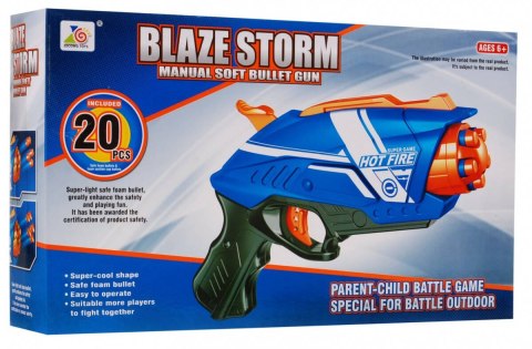 Manualny Pistolet dla dzieci 6+ Blaze Storm Mechanizm sprężynowy Manualny Pistolet dla dzieci 6+ Blaze Storm Mechanizm sprężynowy