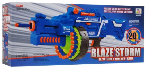Maszynowy Karabin dla dzieci 6+ Blaze Storm + 20 długich Pocisków z pianki Maszynowy Karabin dla dzieci 6+ Blaze Storm + 20 długich Pocisków z pianki