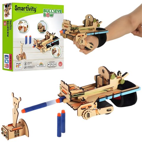 Smartivity Drewniane Mechaniczne Puzzle 3D - Łuk Bullseye Smartivity Drewniane Mechaniczne Puzzle 3D - Łuk Bullseye