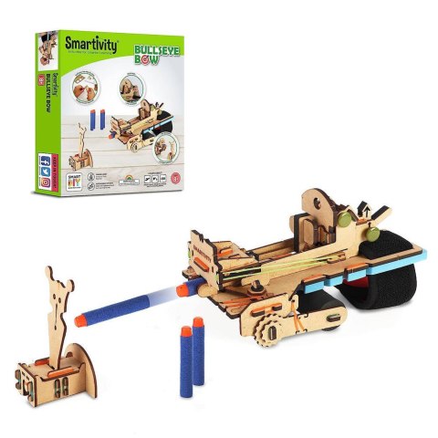 Smartivity Drewniane Mechaniczne Puzzle 3D - Łuk Bullseye Smartivity Drewniane Mechaniczne Puzzle 3D - Łuk Bullseye