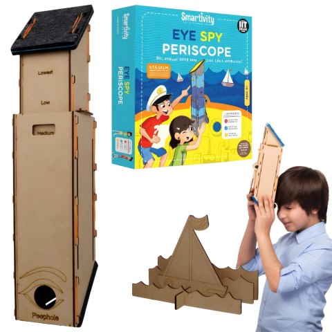 Smartivity Drewniane Mechaniczne Puzzle 3D - Peryskop Smartivity Drewniane Mechaniczne Puzzle 3D - Peryskop