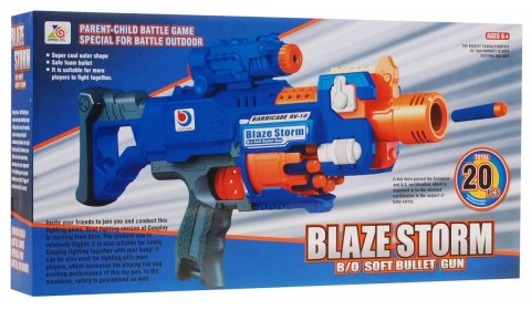 Szybkostrzelny Karabin dla dzieci 8+ Blaze Storm 20 długich Pocisków Szybkostrzelny Karabin dla dzieci 8+ Blaze Storm 20 długich Pocisków