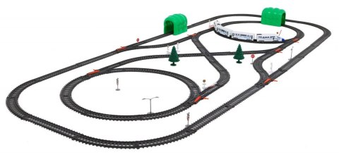 Duża Kolejka dla dzieci 4+ Pociąg z wagonami + Tor 9+ metrów 70 el. Duża Kolejka dla dzieci 4+ Pociąg z wagonami + Tor 9+ metrów 70 el.