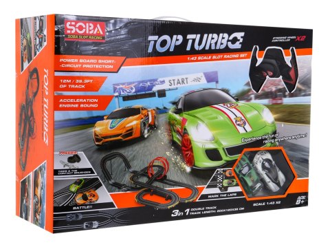 Duży tor wyścigowy Top Turbo dla dzieci 8+ Zdalnie sterowane autka Duży tor wyścigowy Top Turbo dla dzieci 8+ Zdalnie sterowane autka