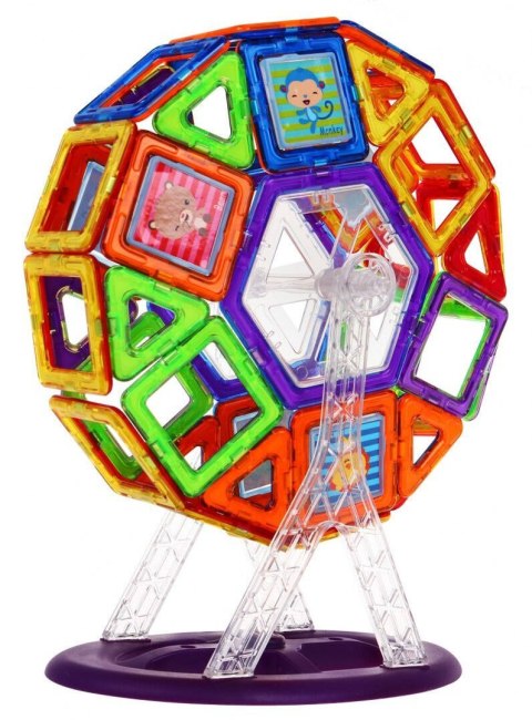 Magiczne Klocki Magnetyczne 112 elementów Magiczne Klocki Magnetyczne 112 elementów