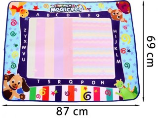 Mata wodna z akcesoriami dla dzieci 3+ Kreatywna zabawa + 2 pisaki