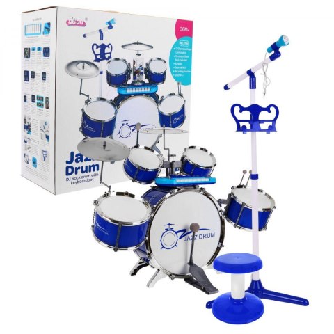 Zestaw muzyczny Perkusja + Keyboard + Mikrofon dla dzieci 3+ Zestaw muzyczny Perkusja + Keyboard + Mikrofon dla dzieci 3+