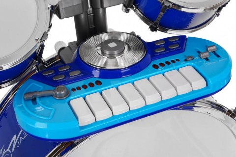 Zestaw muzyczny Perkusja + Keyboard + Mikrofon dla dzieci 3+ Zestaw muzyczny Perkusja + Keyboard + Mikrofon dla dzieci 3+