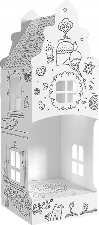 Kolorowanka składana MINI 32 cm, Domek "Ul. Kocia 12", Monumi