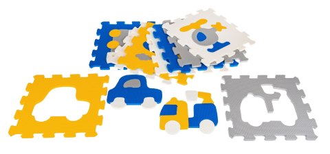 Mata 9 Puzzli Pojazdy Pianka EVA Układanka pojazdy maszyny Składanie figur Mata 9 Puzzli Pojazdy Pianka EVA Układanka pojazdy maszyny Składanie figur
