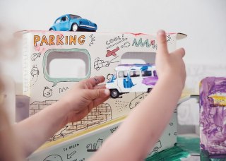 Kolorowanka-składanka XXL "Parking XXL" Monumi