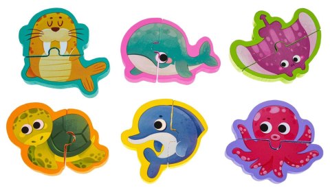 Drewniana Tablica + Puzzle Ocean Drewniana Tablica + Puzzle Ocean