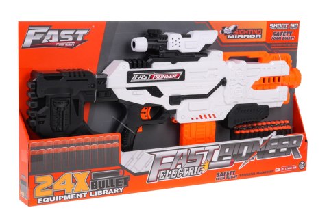 Duży Karabin Fast Pioneer Celownik Magazynek 24 Piankowych Pociski