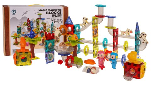 Klocki Magnetyczne Kulka ZOO Zestaw 153el. Klocki Magnetyczne Kulka ZOO Zestaw 153el.
