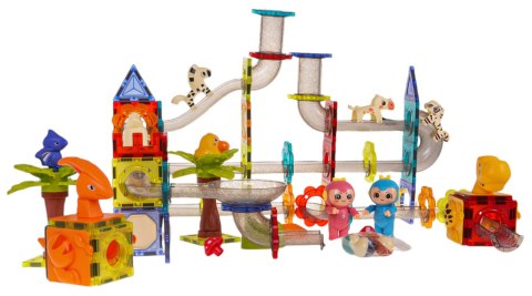Klocki Magnetyczne Kulka ZOO Zestaw 153el. Klocki Magnetyczne Kulka ZOO Zestaw 153el.