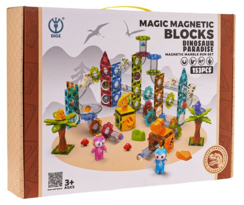 Klocki Magnetyczne Kulka ZOO Zestaw 153el. Klocki Magnetyczne Kulka ZOO Zestaw 153el.