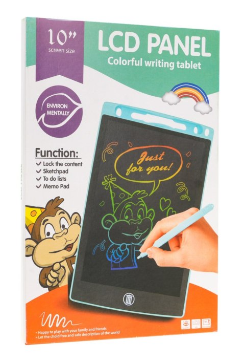 Tablet 10' do rysowania czerwony Rysik Ekran LCD Kolorowe rysunki Tablet 10' do rysowania czerwony Rysik Ekran LCD Kolorowe rysunki