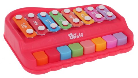Pianinko Cymbałki Czerwone Pianinko Cymbałki Czerwone