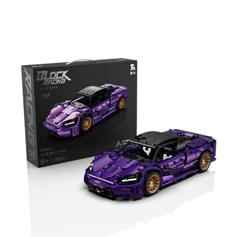 Zestaw Klocków Auto Sportowe Fioletowe 1273el. Zestaw Klocków Auto Sportowe Fioletowe 1273el.